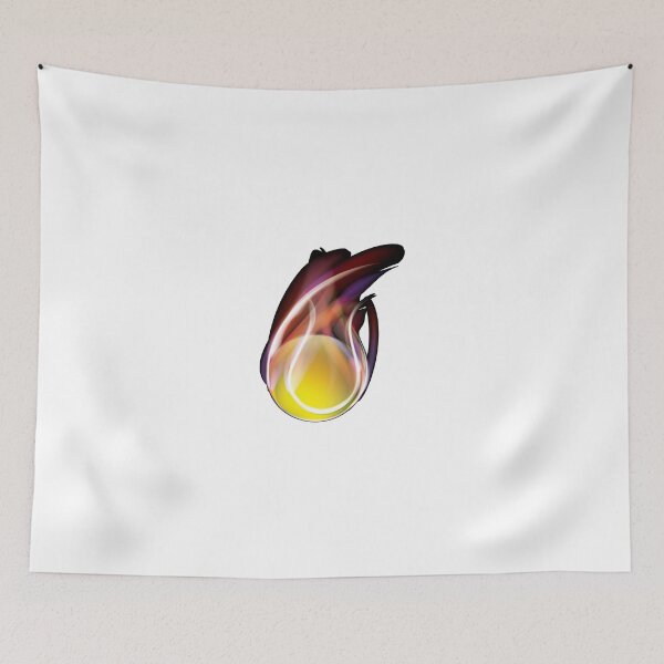Item preview, Abstract of tennis ball with flame design designed and sold by lovingangela.