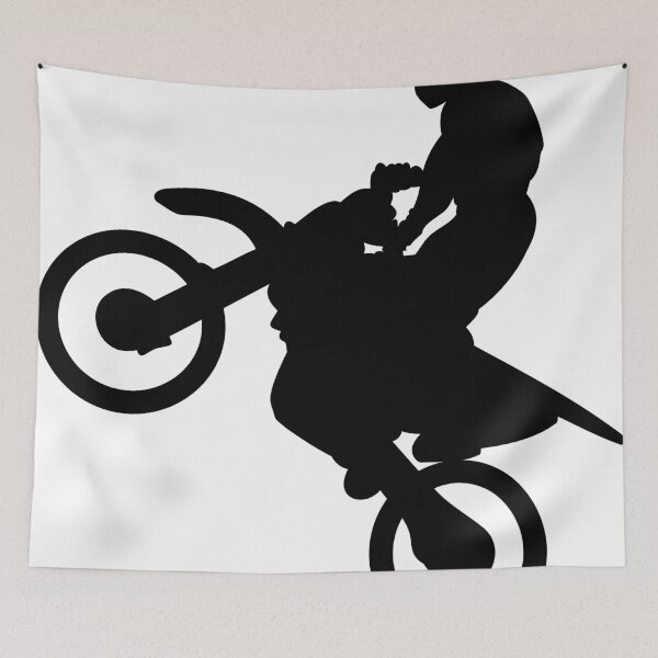 Item preview, Man on motorcross drag racing bike designed and sold by Smaragdas.
