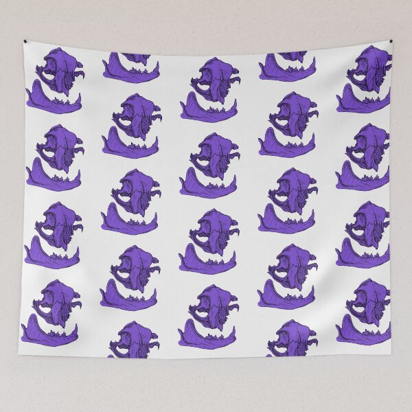 Item preview, Cat Skull 10 (purple amethyst) designed and sold by LuxeHurricane.