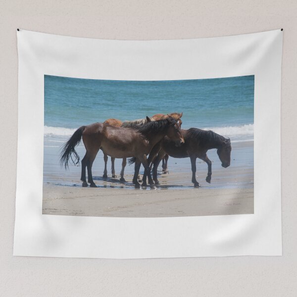 Item preview, The Wild Spanish Mustangs designed and sold by LindaTroski.
