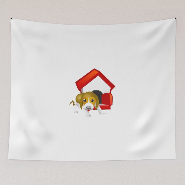 Item preview, Cartoon dog at home designed and sold by mishamisha.
