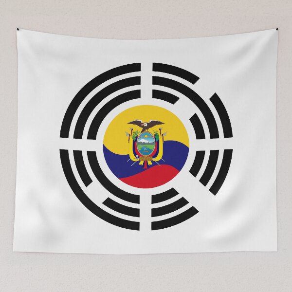Item preview, Korean Ecuadorian Multinational Patriot Flag Series designed and sold by Carbon-Fibre Media.