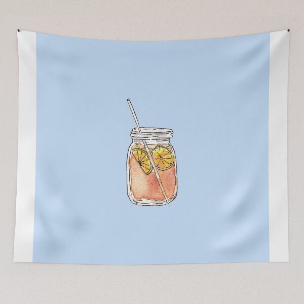 Item preview, Mason Jar Summer Sun Ice Tea in Watercolor designed and sold by Blkstrawberry.