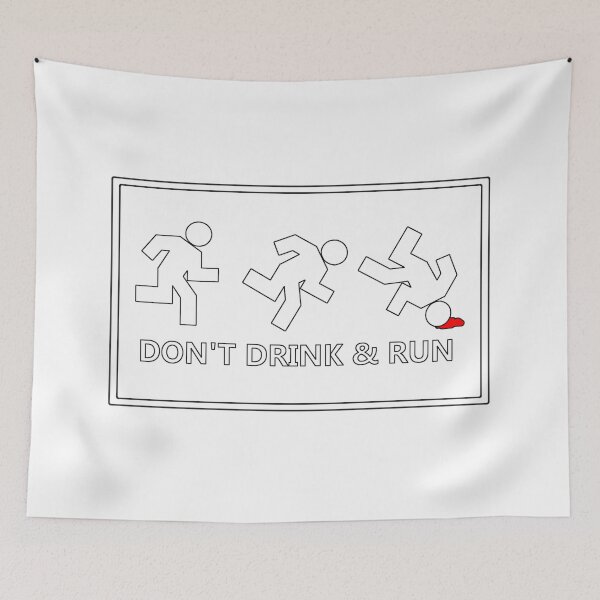 Item preview, Don't drink and run, just a friendly reminder no.2 designed and sold by cool-shirts.