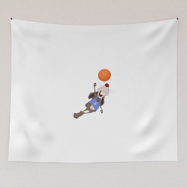Item preview, Funny rat with basketball designed and sold by lovingangela.