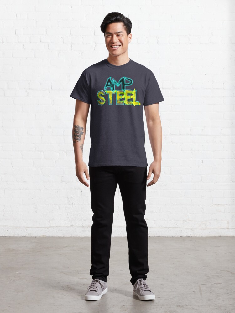 Alternate view of Pump up your style with Amp Steel Classic T-Shirt