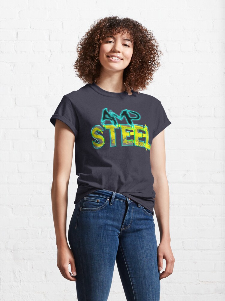 Alternate view of Pump up your style with Amp Steel Classic T-Shirt