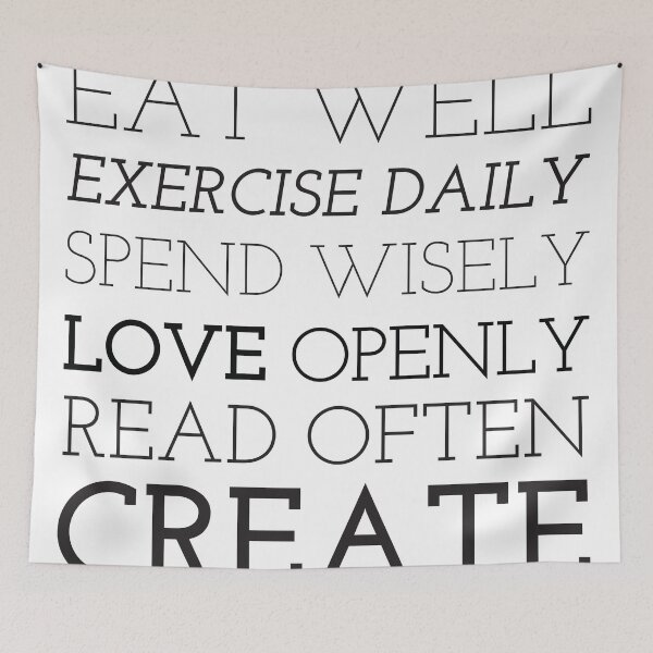 Item preview, "Eat, Love, Create" Manifesto designed and sold by Samuel Rollings.