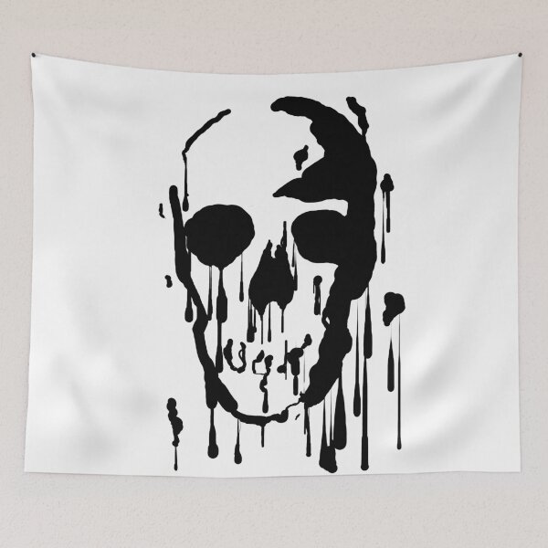 Item preview, Splatter Skull (black) designed and sold by RobertBell.