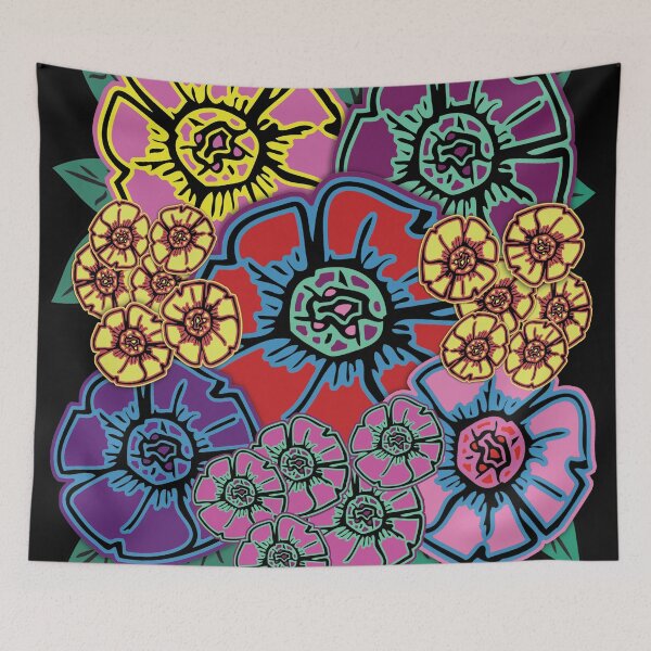 Item preview, Abstract #408 Flower Power #10 designed and sold by Rockett Graphics.