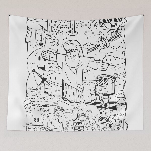 Item preview, The Face of Rio - All Rio - Black and White designed and sold by Felipe Navega.