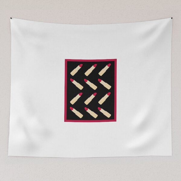 Item preview, Red Lipstick on Black designed and sold by BeachBumFamily.
