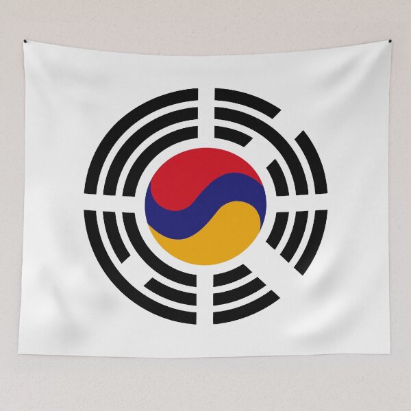 Item preview, Korean Armenian Multinational Patriot Flag Series designed and sold by Carbon-Fibre Media.