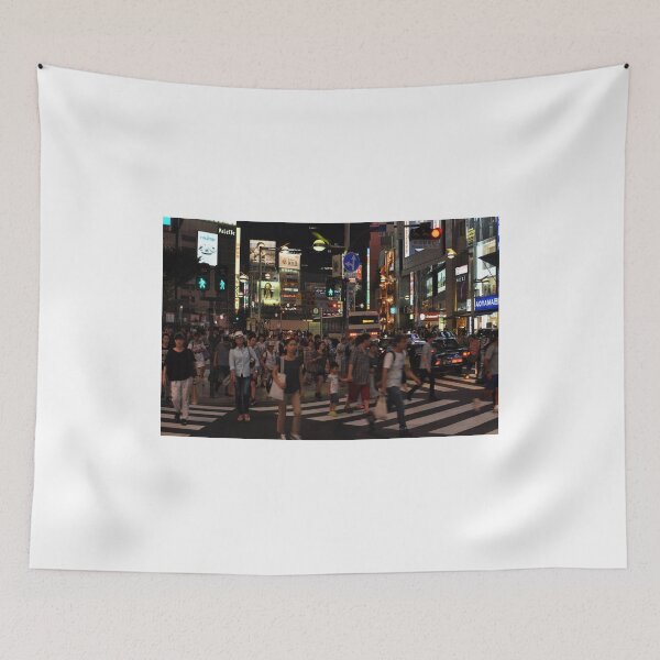 Item preview, People Walking in a Busy Tokyo Intersection designed and sold by Mike Ashley.