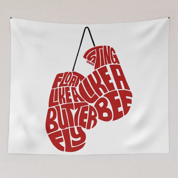 Item preview, Float Like A Butterfly, Sting Like a Bee (Red) designed and sold by seaning.