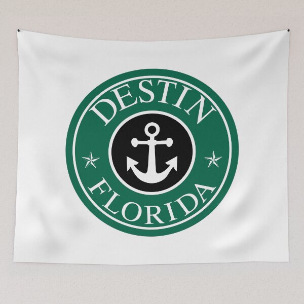 Item preview, DESTIN FLORIDA ROUND ANCHOR NAUTICAL STAR EMERALD COAST designed and sold by DESTINATIONS DECAL.