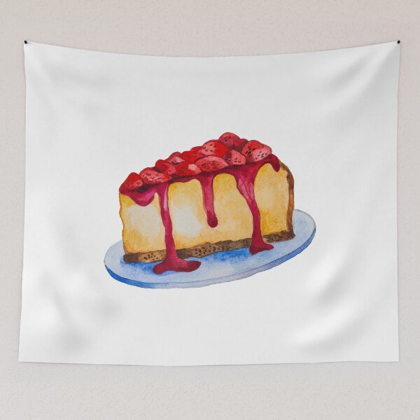 Item preview, Watercolor New York Cheesecake designed and sold by LidiaP.