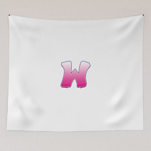 Item preview, Letter W Pink designed and sold by Dmitri Art.
