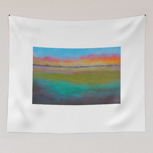 Item preview, ocean island fire impressionist designed and sold by druidwolfart.