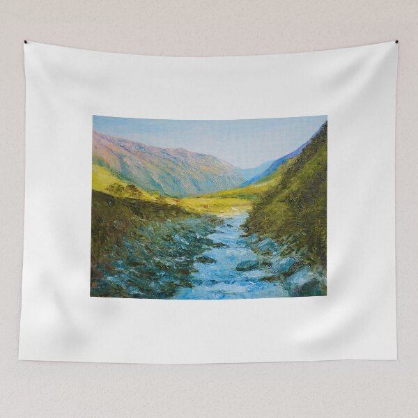 Item preview, Out of the dark forest into a sunlit valley designed and sold by Dai Wynn Fine Art.