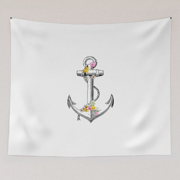 Item preview, An Anchor Among the Flowers designed and sold by Gabriella Racano.