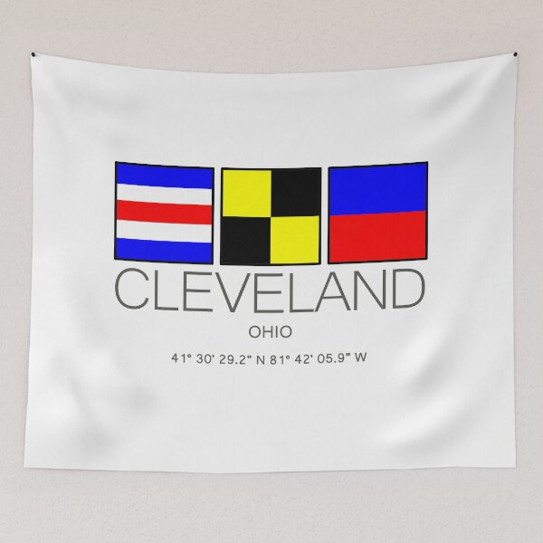 Item preview, CLEVELAND OHIO NAUTICAL FLAG CLE LAKE ERIE designed and sold by DESTINATIONS DECAL.