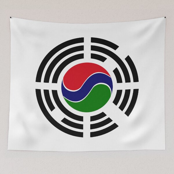 Item preview, Korean Gambian Multinational Patriot Flag Series designed and sold by Carbon-Fibre Media.