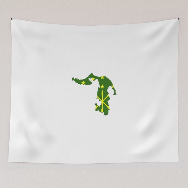 Item preview, Flag Map of Adygea designed and sold by abbeyz71.