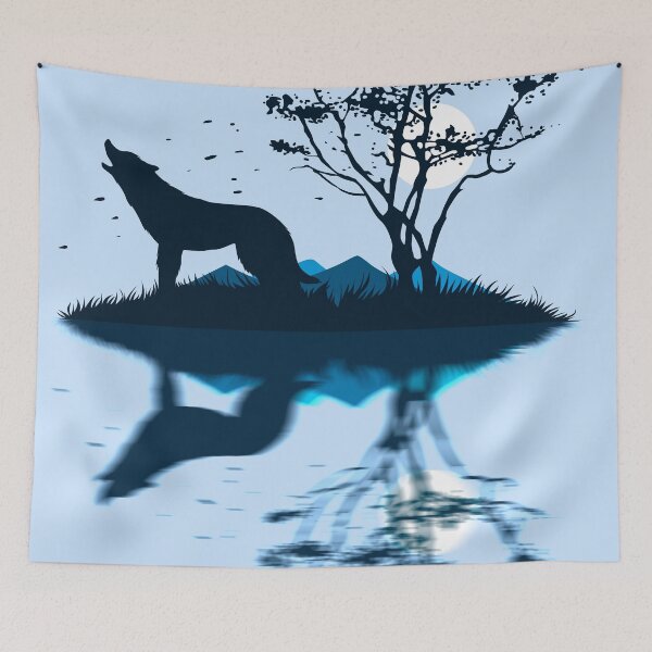 Item preview, Wolf moon designed and sold by albertocubatas.