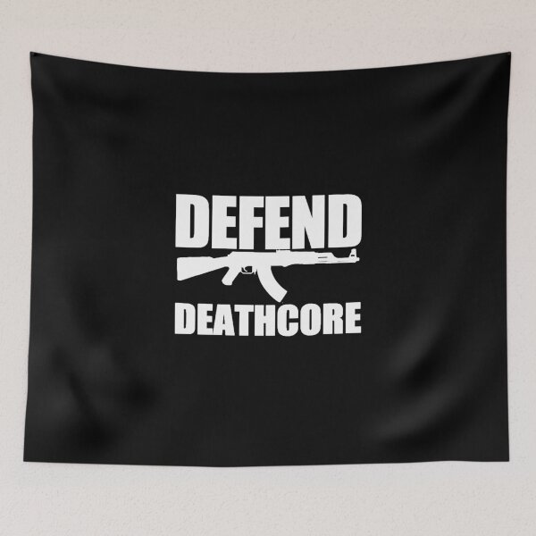 Item preview, Defend Deathcore - White designed and sold by Ryan Dreemurr.