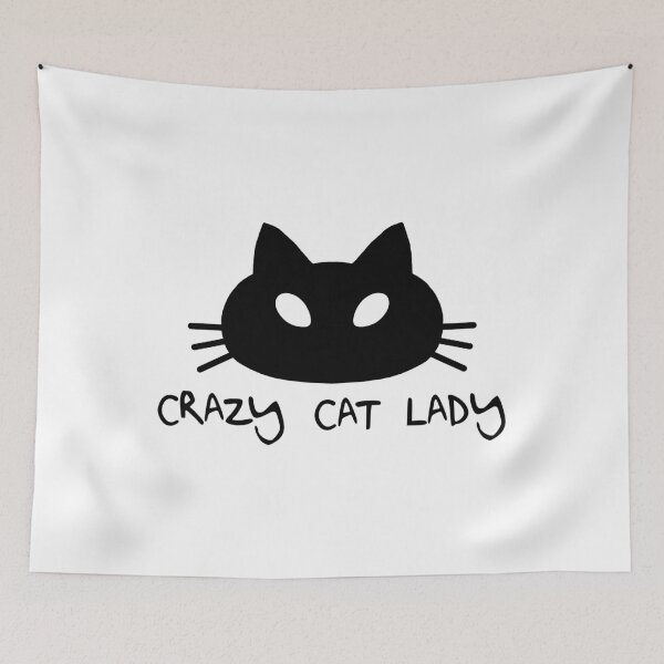 Item preview, Crazy Cat Lady designed and sold by Ellen Silence.