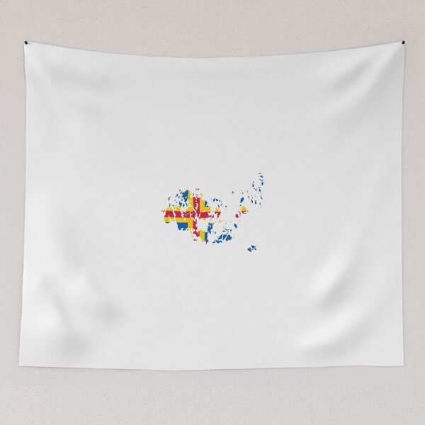 Item preview, Flag Map of Åland Islands designed and sold by abbeyz71.