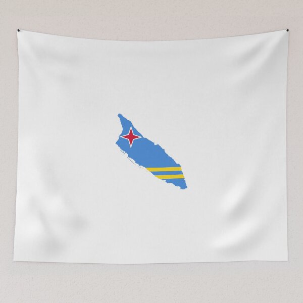 Item preview, Flag Map of Aruba  designed and sold by abbeyz71.