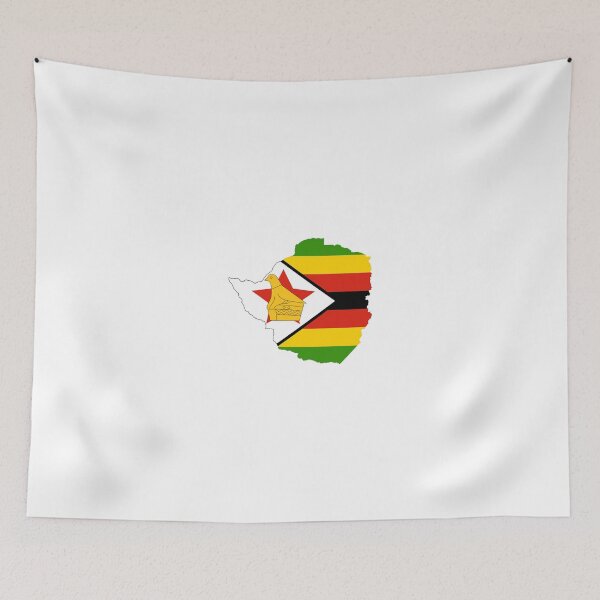 Item preview, Flag Map of Zimbabwe  designed and sold by abbeyz71.