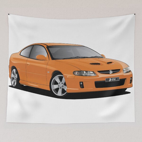 Artikelvorschau, Monaro CV8Z - Fusion Orange Metallic entworfen und verkauft von RevHead-Designs.