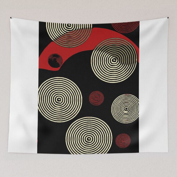 Item preview, Red Black Retro Pattern  designed and sold by OCDesigns2.