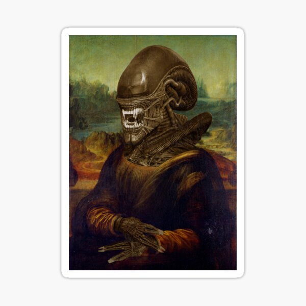 Item preview, Mona Lisa Alien Xenomorph designed and sold by Furry And  Purry.