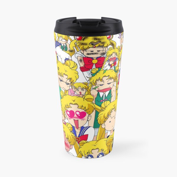 Usagi's faces Travel Mug