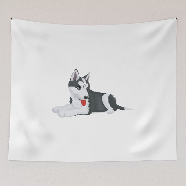 Item preview, Black and white dog designed and sold by mishamisha.