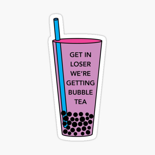 Artikel-Vorschau von Bubble Tea & Mean Girls Sticker # 1, designt und verkauft von Gracenohdesign.