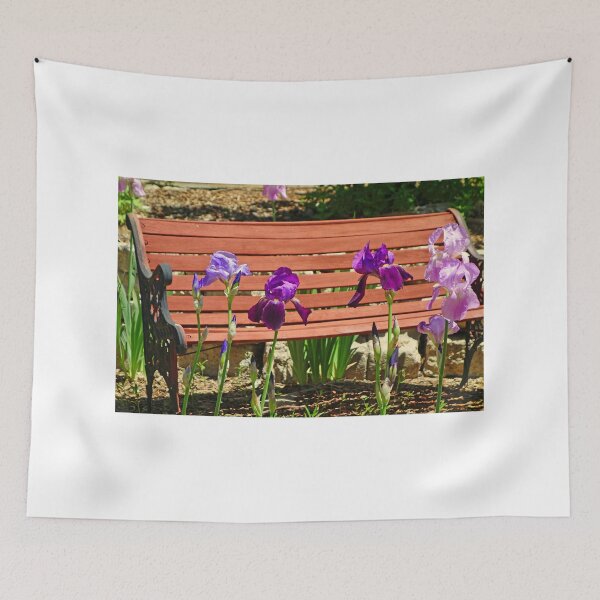 Item preview, Bench and Iris  designed and sold by Robert Meyers-Lussier.
