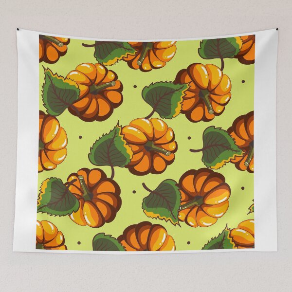 Item preview, Cartoon Pumpkin Seamless Pattern designed and sold by Chesnochok.