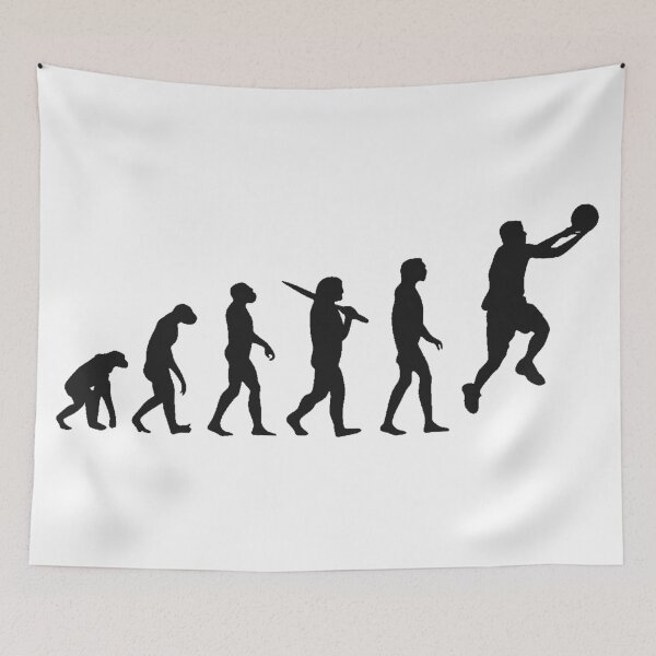 Item preview, basketball evolution designed and sold by MonkeyDAla.