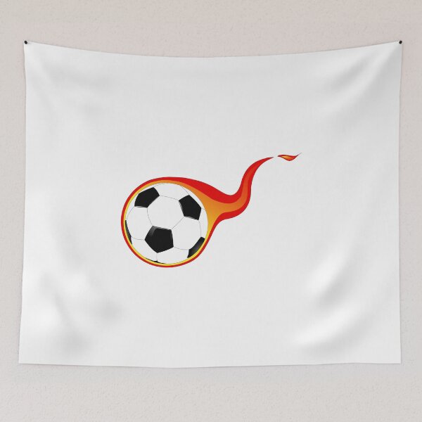 Item preview, Flaming soccer ball designed and sold by lovingangela.