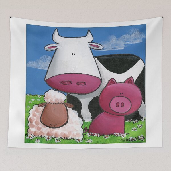 Item preview, Splatter Farm Friends designed and sold by SplatterBubble.