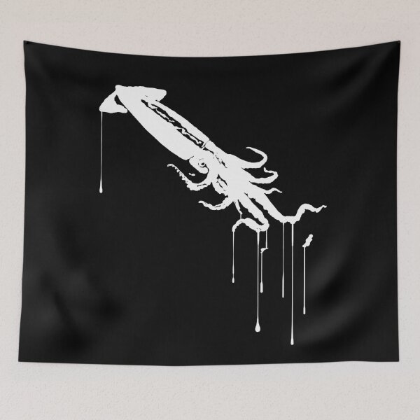 Item preview, Splatter Squid (white) designed and sold by RobertBell.