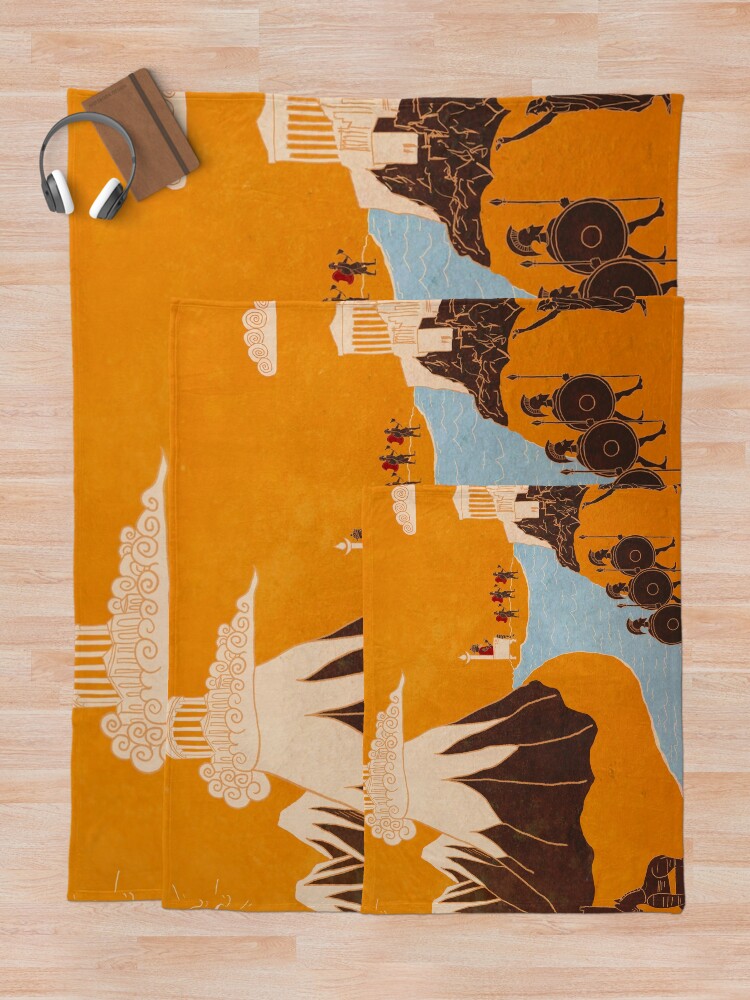 "Ancient Greece " Throw Blanket for Sale by tregenza Redbubble
