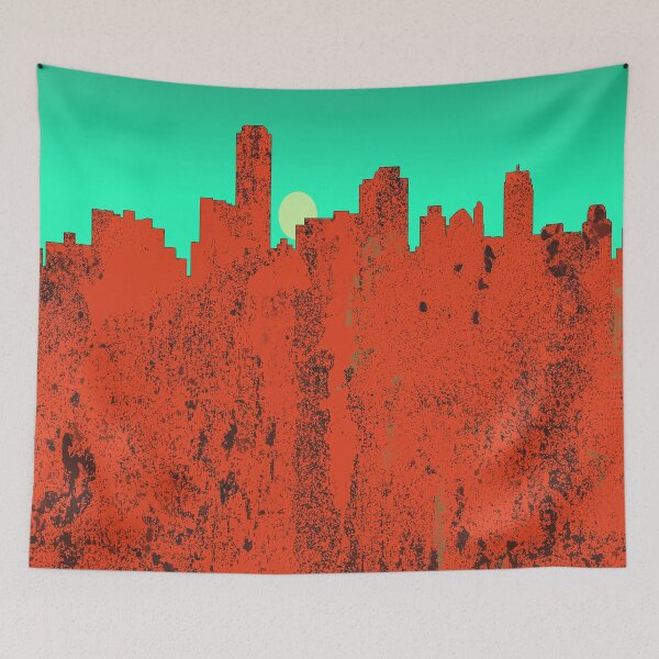 Item preview, Adelaide Skyline - RED designed and sold by Marlene Watson-Hall.