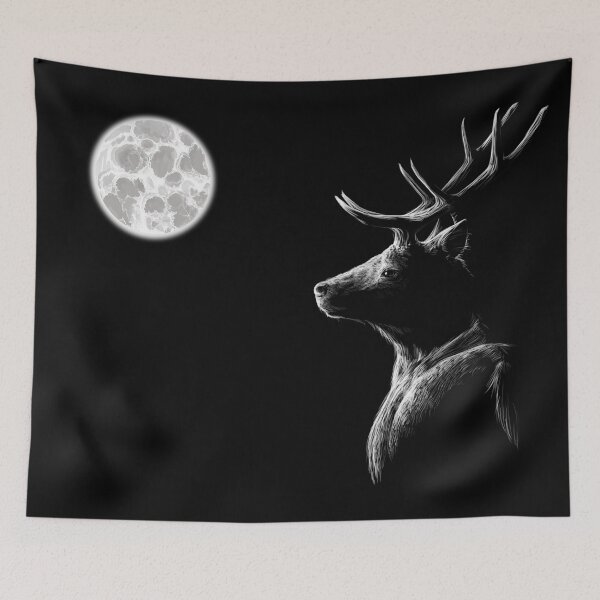 Artikelvorschau, Stag in Moonlight entworfen und verkauft von trash-cactus.
