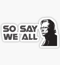 Admiral Adama Sticker